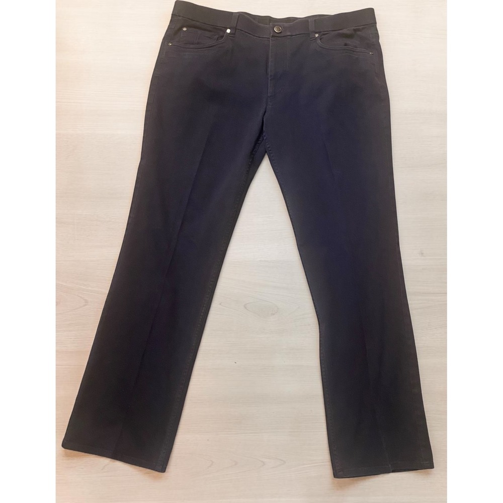 Hart Schaffner Marx 5-Pocket Straight Leg Navy Blue Twill Men's Pants‎ 40x32